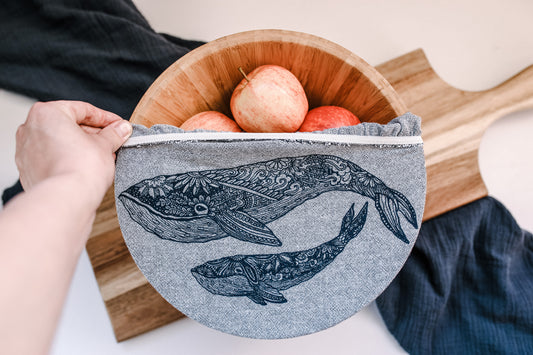 Whale Large 10' Bowl Cover