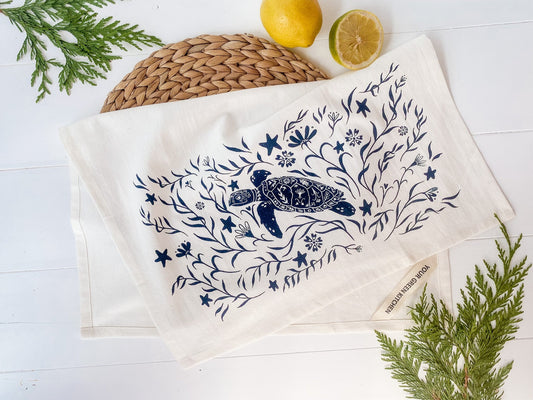 Sea Turtle Tea Towel