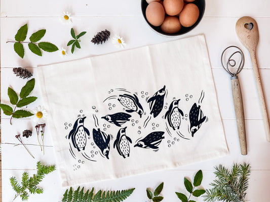 Penguin Tea Towel