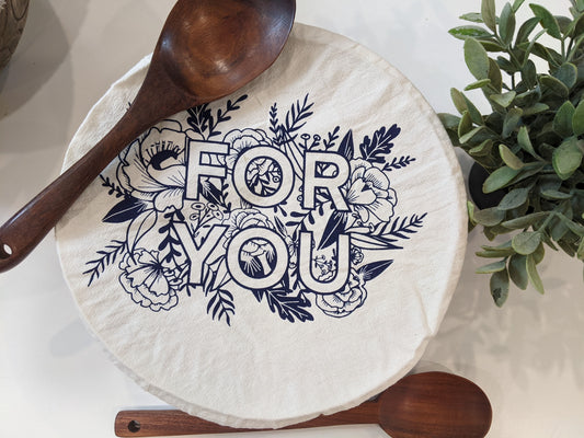 'For You' Large 10' Bowl Cover